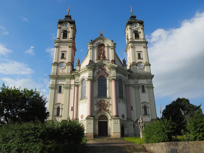 MTB 7-Seen-Cross / Transalp vom Unterallgäu zum Lago Maggiore und zum Gardasee, Basilika Ottobeuren