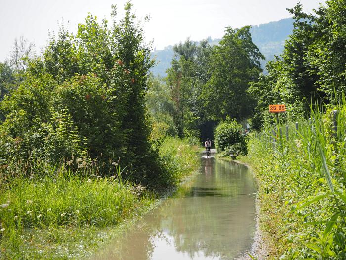 MTB 7-Seen-Cross / Transalp vom Unterallgäu zum Lago Maggiore und zum Gardasee, Radweg um den Bodensee