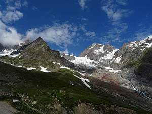 MTB Westalpencross 2018, Panorama am Col Seigne