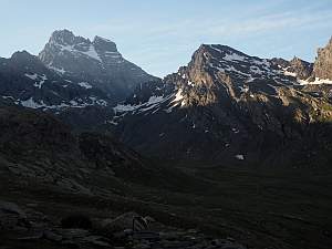 MTB Westalpencross 2018, Mont Viso, 3841 m, in den Cottischen Alpen